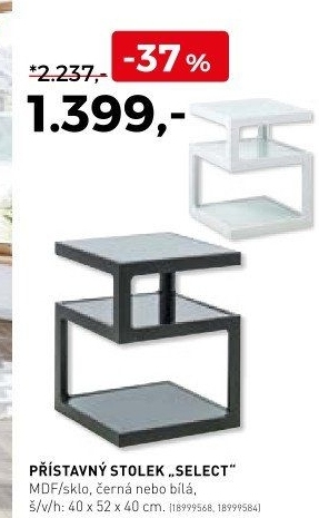 Přístavný stolek Select