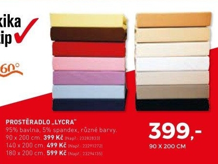 Prostěradlo Lycra