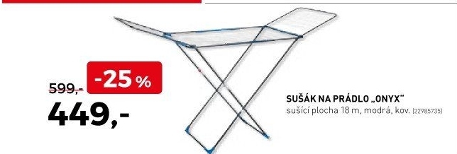 Sušák na prádlo Onyx