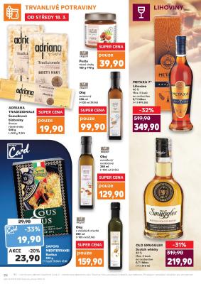akční leták Kaufland 18.3.2020-24.3.2020