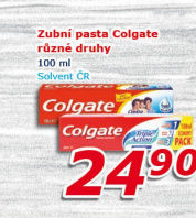 Pasty na zuby Colgate