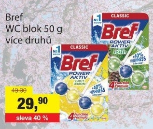 WC blok Bref