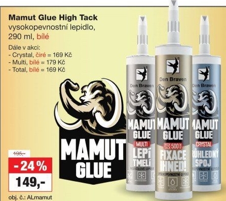 Lepidlo Mamut Glue Den Braven