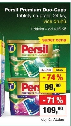 Prací kapsle Premium Duo Persil