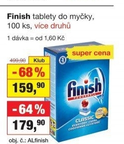 Tablety do myčky Classic Finish
