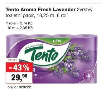 Toaletní papír 2vrstvý Tento