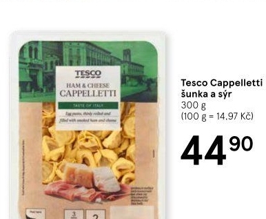 Cappelletti plněné Tesco