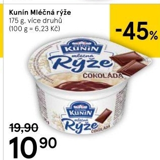 Mléčná rýže Kunín