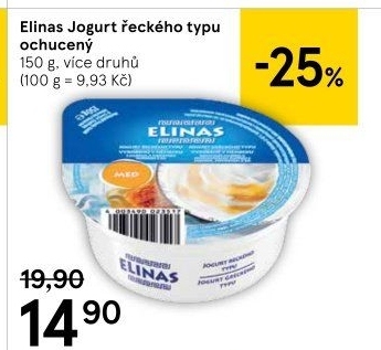Ochucený jogurt řecký Elinas