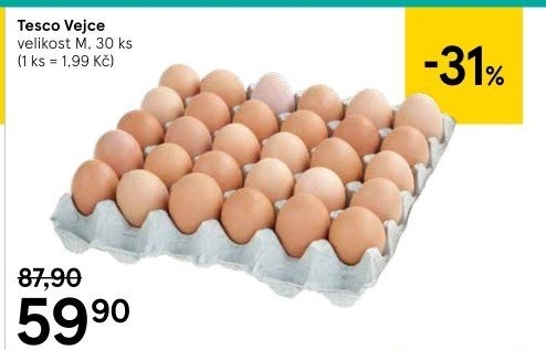 Vejce M Tesco