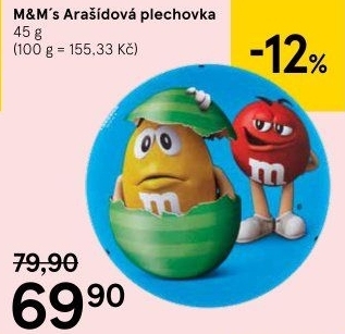 Arašídy v čokoládě M&amp