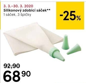 Silikonový zdobící sáček