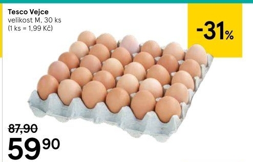 Vejce M Tesco