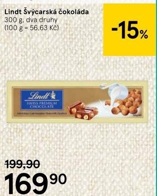 Čokoláda Lindt