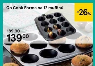 Forma na muffiny Go Cook