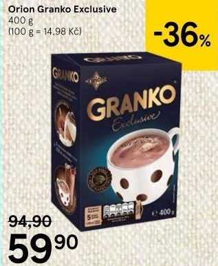 Instantní kakao Exclusive Granko