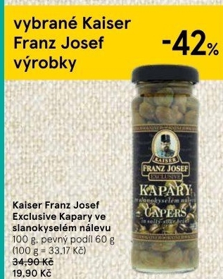 Kapary Kaiser Franz Josef