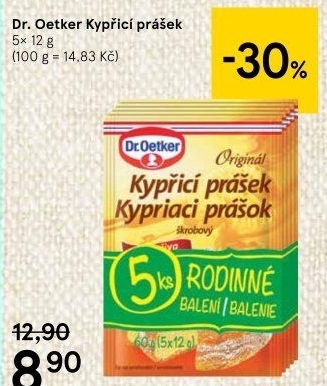 Kypřicí prášek Dr. Oetker