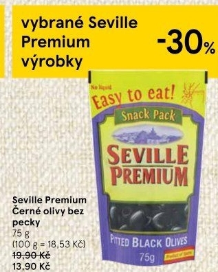 Olivy černé Seville Premium