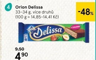 Oplatky Delissa Orion