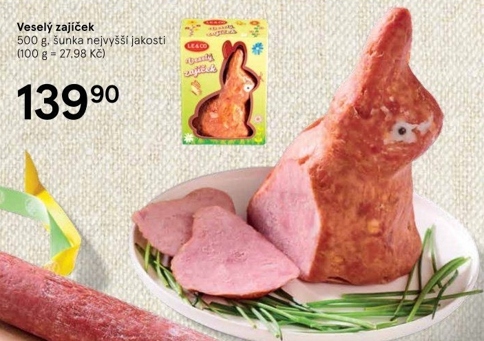 Šunka Veselý zajíček nejvyšší jakost LE&amp