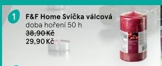 Svíčky válcové F&amp