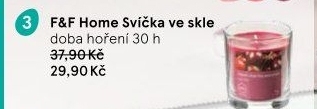 Svíčky ve skle Home F&amp