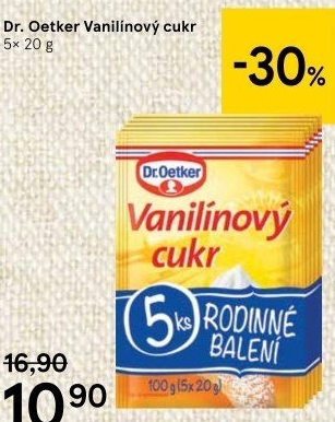 Vanilínový cukr Dr. Oetker