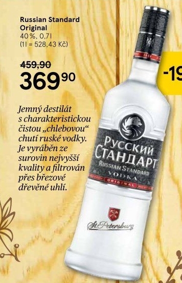 Vodka Russian Standard Original