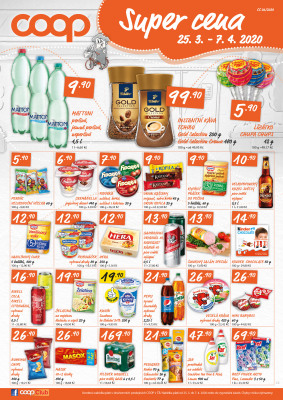 akční leták COOP 25.3.2020-7.4.2020