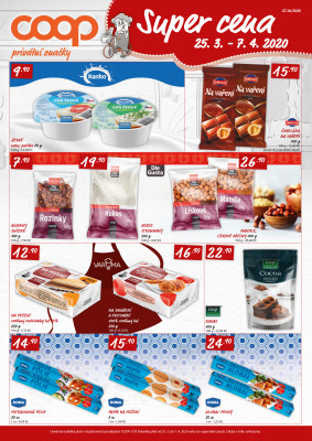akční leták COOP 25.3.2020-7.4.2020