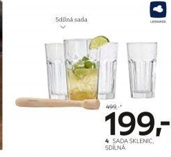 Sada sklenic Leonardo