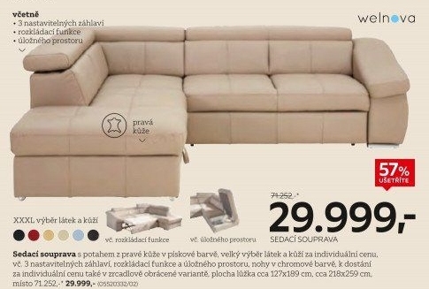 Sedací souprava Welnova