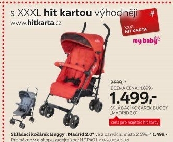 Skládací kočárek Buggy My Baby Lou