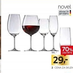 Sklenice na červené víno Novel