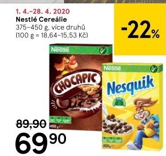 Cereálie Nestlé