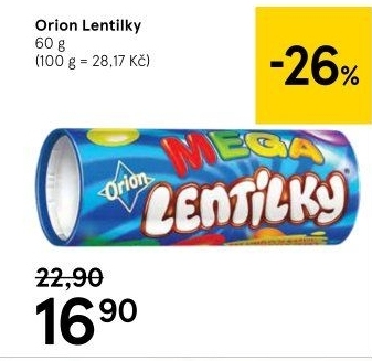 Lentilky Orion