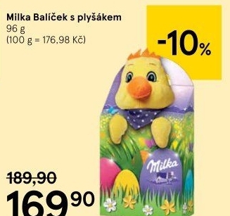 Sladkosti s plyšákem Milka