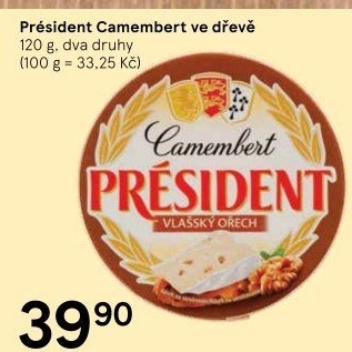 Sýr Camembert Président