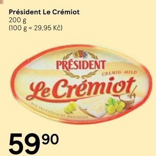 Sýr Le Crémiot Président