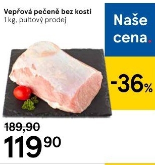 Vepřová pečeně bez kosti