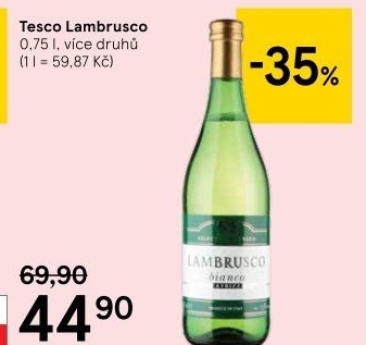 Sekty Lambrusco Tesco