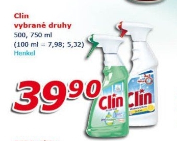 Čistič oken s alkoholem Clin