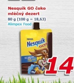 Kapsičky do ručičky Go Nesquik Nestlé