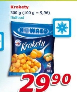 Krokety mražené Nowaco