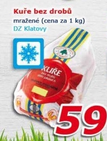 Kuře mražené DZ Klatovy