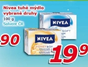 Tuhé mýdlo Nivea