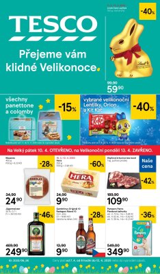 akční leták Tesco 7.4.2020-12.4.2020
