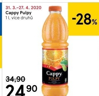 Nápoj Pulpy Cappy