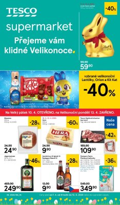 akční leták Tesco 7.4.2020-12.4.2020